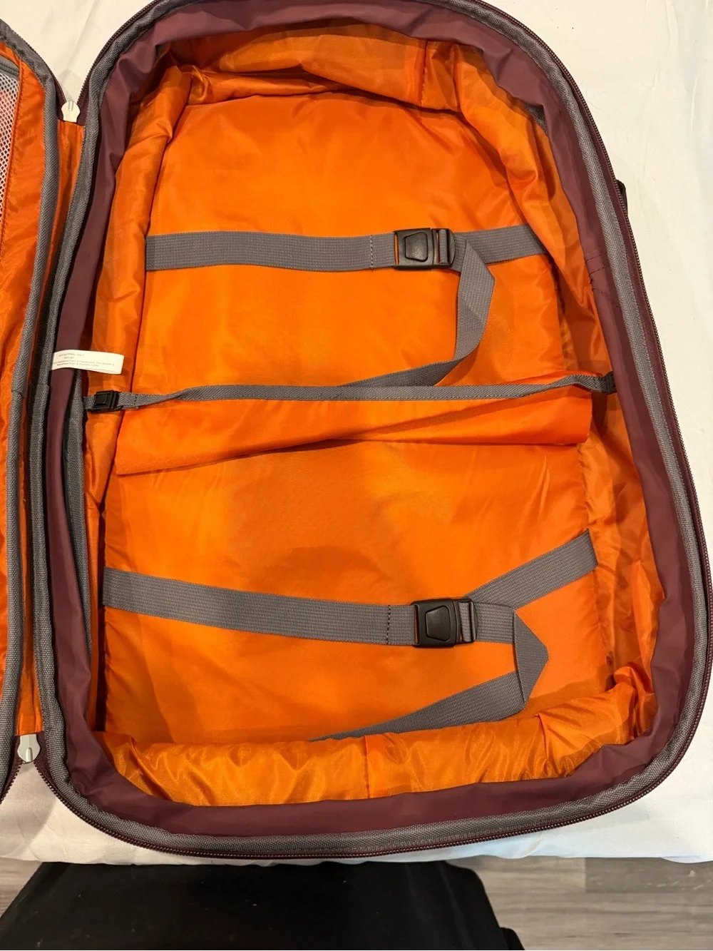 eBags Mother Lode Travel Backpack Burgundy Garnet Carry On Convertible NWT